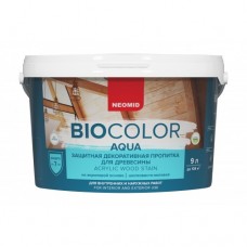 BIO COLOR aqua защитная декоративная пропитка венге (9л) РАСПРОДАЖА