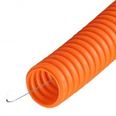 Труба гофрированная ПНД оранж. 16мм 100м