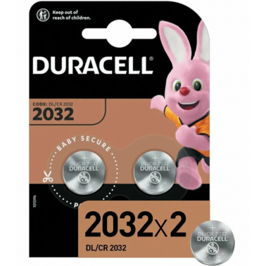 Батарейка DURACELL CR2032 BL2 (2шт в упак)