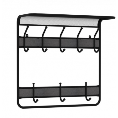 Вешалка с полкой Гранада 22" (черный), Соликамск"