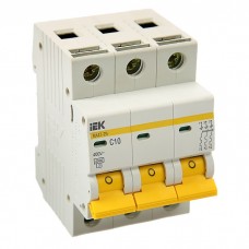 Выключатель автоматический IEK 3P-10A (MVA20-3-010-C)