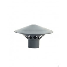 Зонт канализационный вентиляционный(серый) ф50