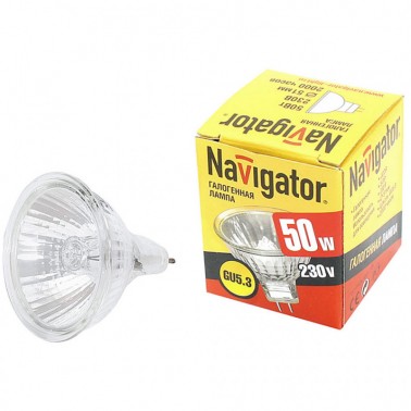 Лампа галогенная GU5.3  50Вт Navigator
