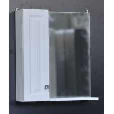Шкаф зеркальный Клео-60 Грей Софт (серый)