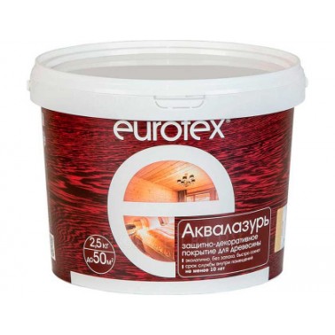 Аква-лак "EUROTEX" канадский орех 2,5кг
