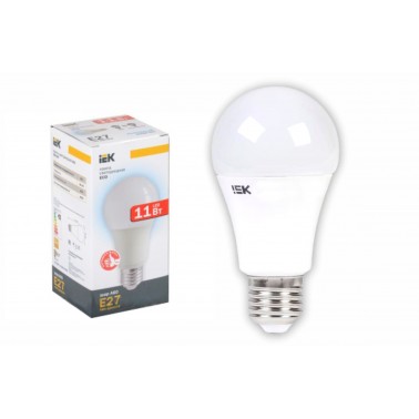 Лампа светодиодная LED 11 Вт Е27 IEK белый(6894342)