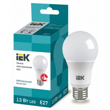 Лампа светодиодная LED 13 Вт Е27 IEK белый(2711288)