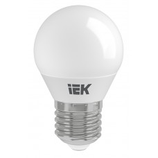 Лампа светодиодная LED  5 Вт Е27 IEK белый матовый шар(1049688)